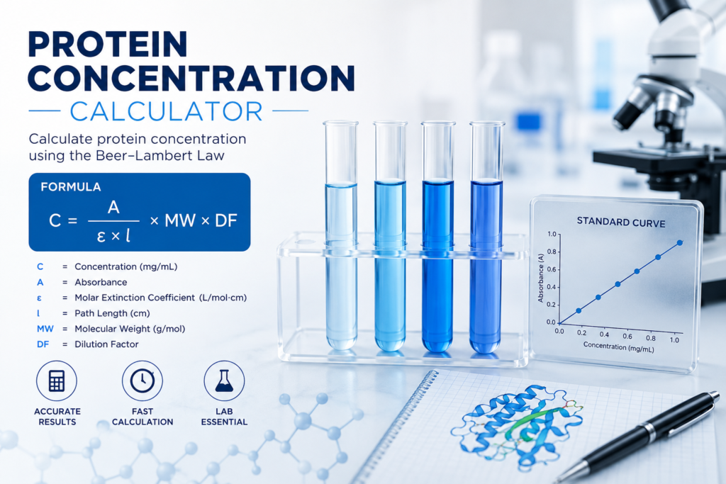 Protein Concentration Calculator
