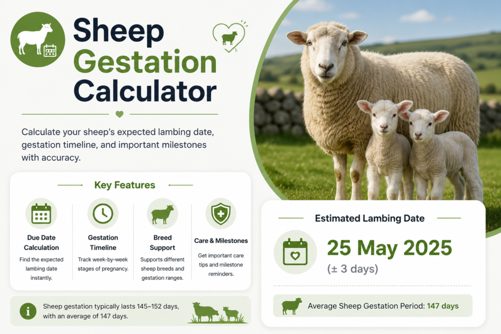 Sheep Gestation Calculator