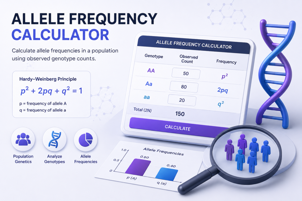 allele frequency calculator