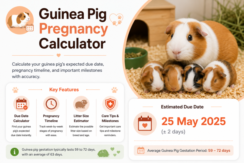 Guinea Pig Pregnancy Calculator