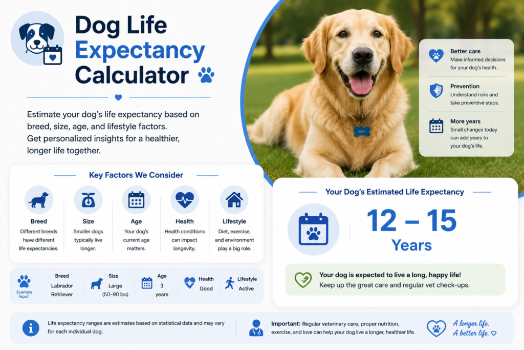 Dog Life Expectancy Calculator