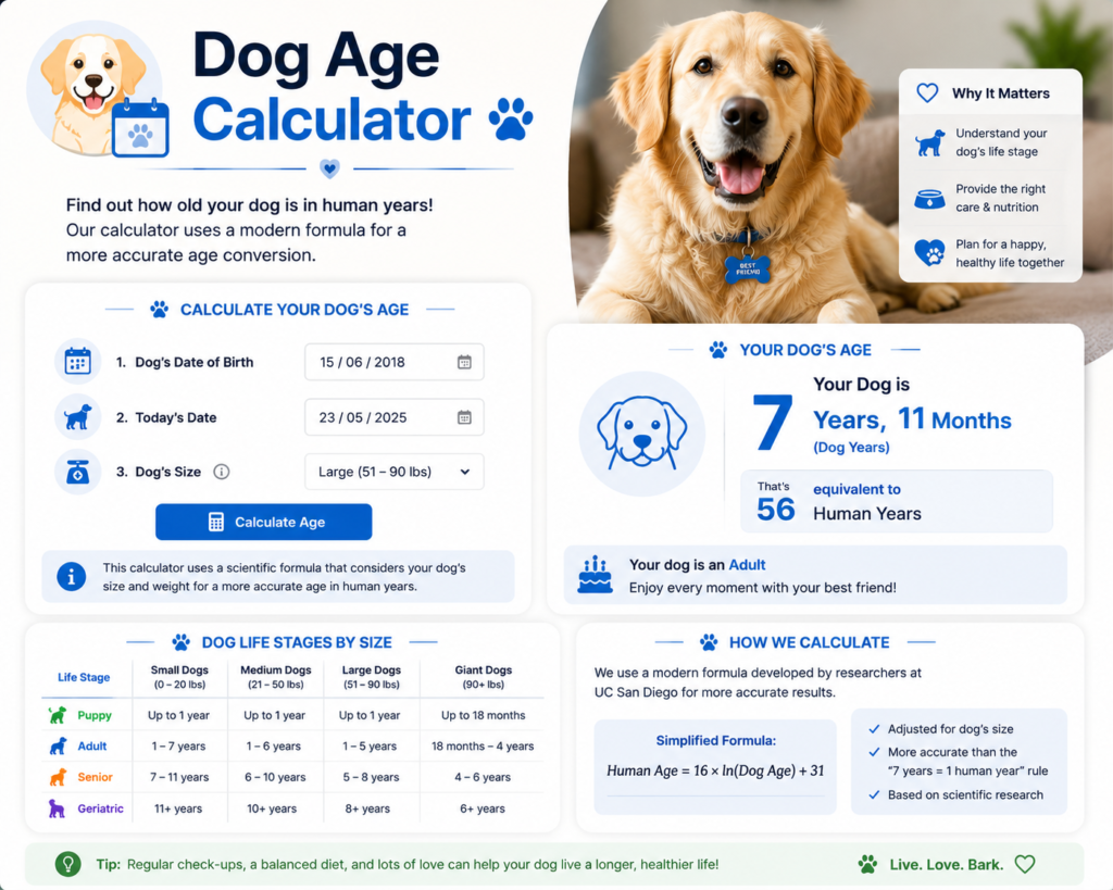 Dog Age Calculator
