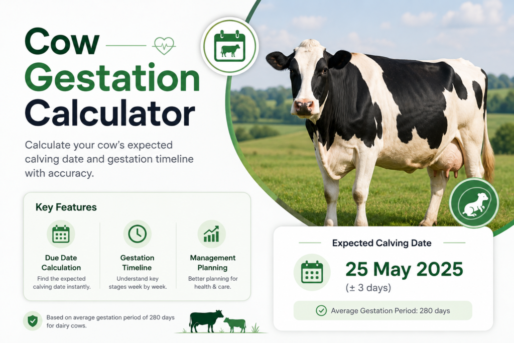 Cow Gestation Calculator
