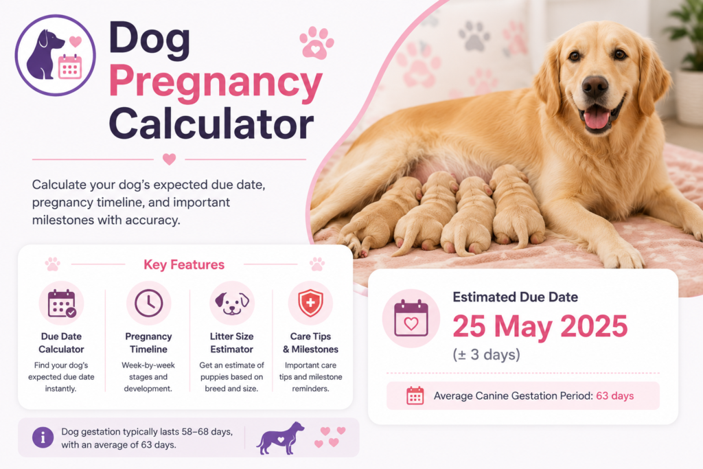 Dog Pregnancy Calculator