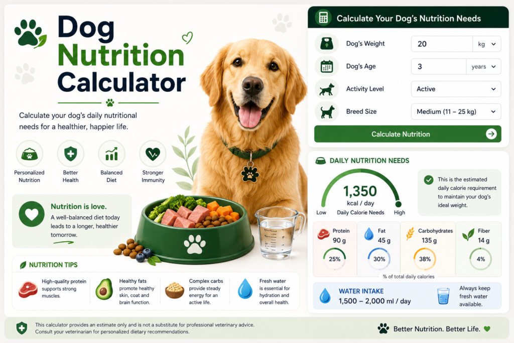 Dog Nutrition Calculator