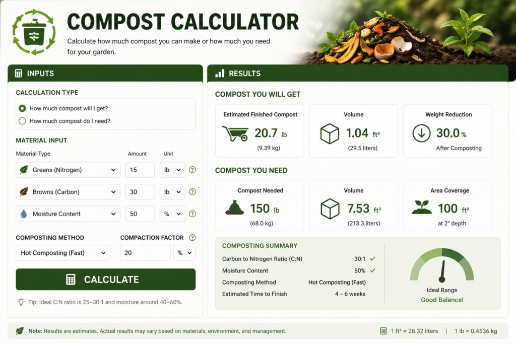 Compost Calculator