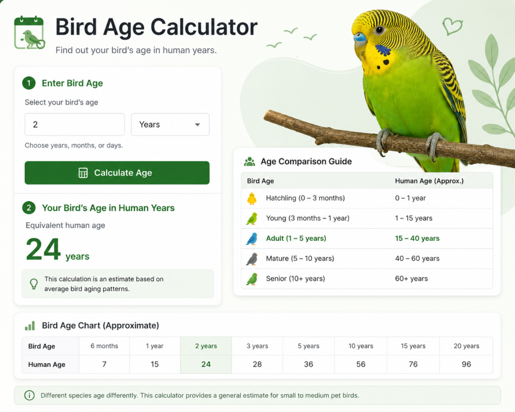Bird Age Calculator image