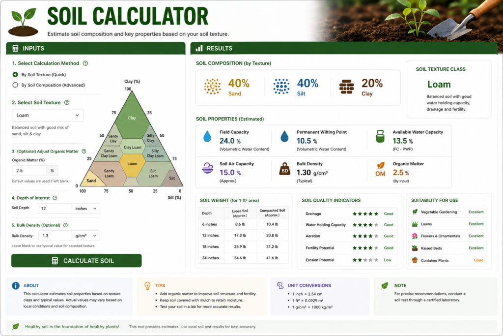 Soil Calculator
