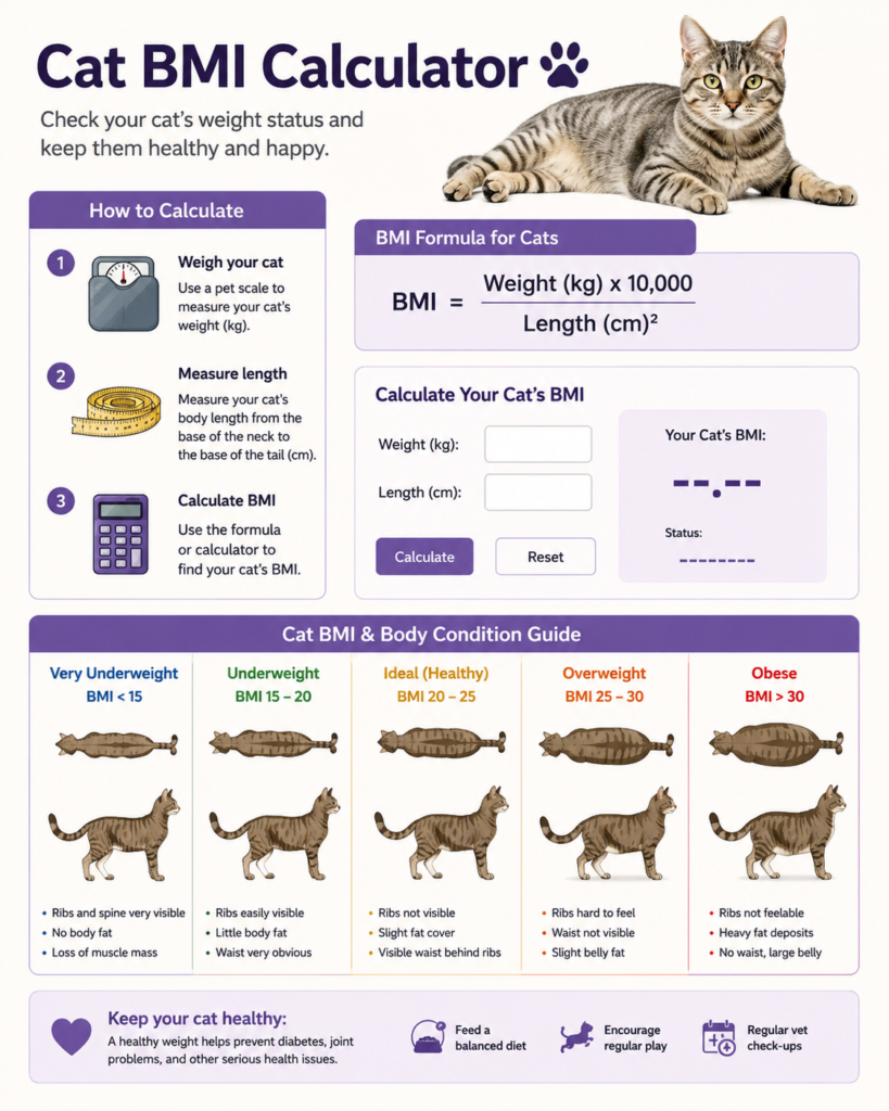 Cat BMI Calculator