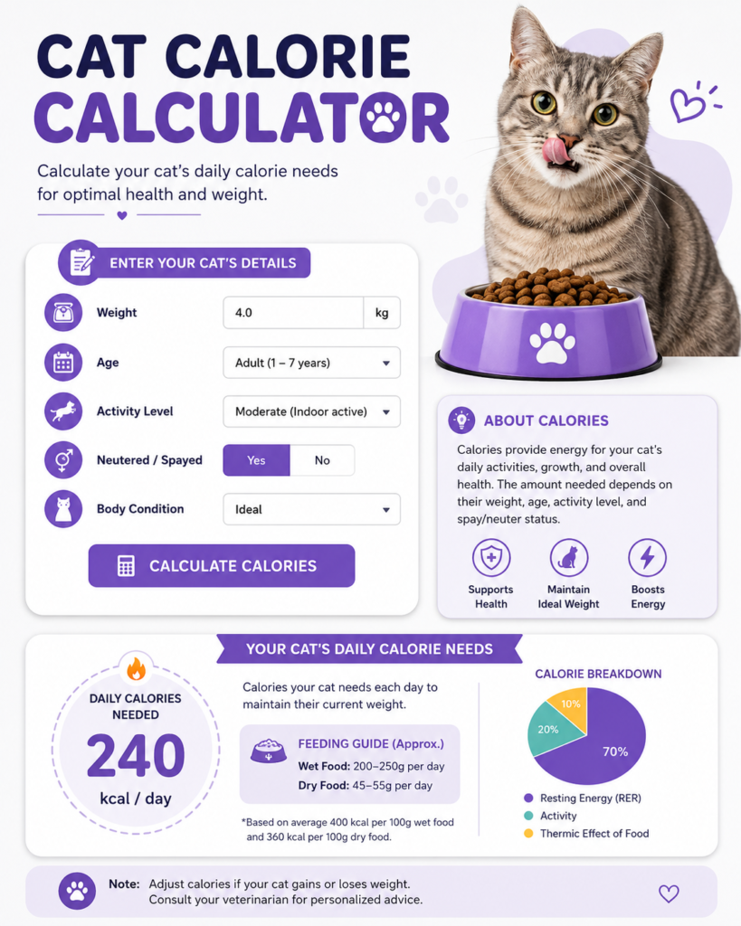Cat Calorie Calculator